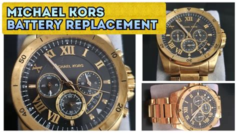 where to change michael kors watch battery|Michael Kors battery replacement tool.